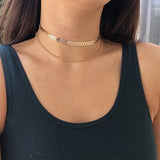 Star Moon Choker For Women Bead Choker Necklace