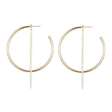 Big Round Circle for Women Stud Earring
