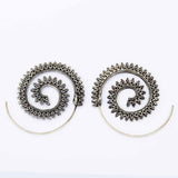 Spiral Stud Ear Exaggerated Swirl Earring Earrings