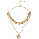 Multilayer Shell Trendy Necklace for Women