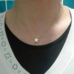 New Tiny Heart Necklace for Women SHORT Chain Heart Shape