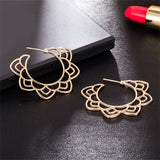 Gold  Flower Earring